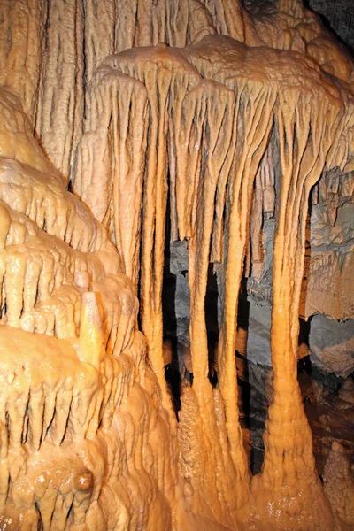 Interior da bela caverna de liberdade de Demanovska — Fotografia de Stock