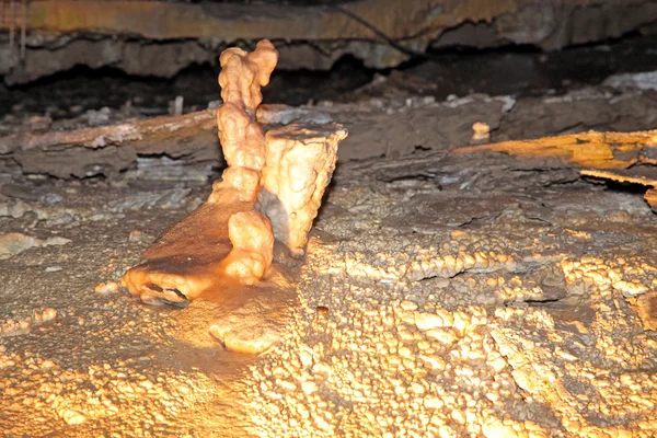 Interior da bela caverna da liberdade de Demanovska, Eslováquia — Fotografia de Stock