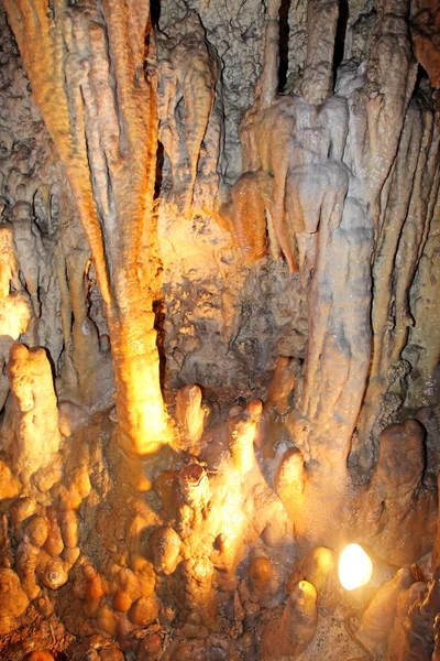 Intérieur de la belle grotte de liberté Demanovska, Slovaquie — Photo