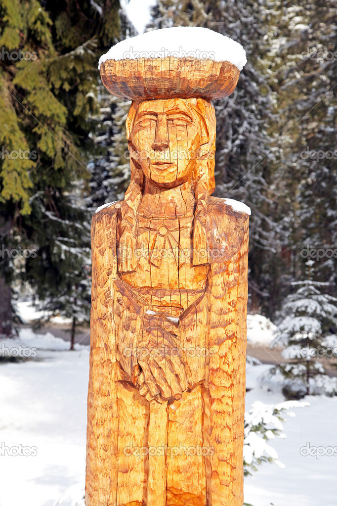 Wooden statue, Slovakia