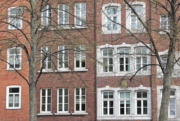 Casas en Aquisgrán, Alemania — Foto de Stock