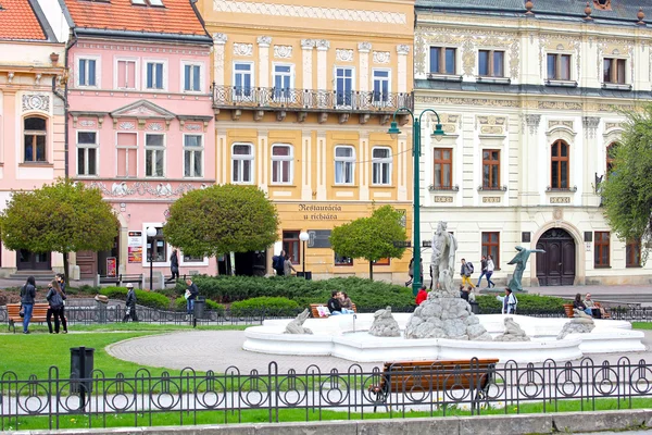 Zentrum der Stadt Presov, Slowakei — Stockfoto