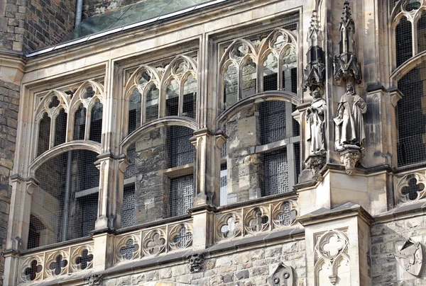 Facade of town hall at Aachen, Germany — Stock Photo, Image