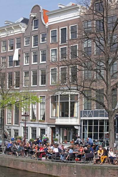 Typical architecture in Amsterdam, Netherlands