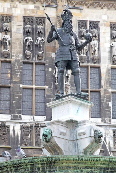 Statua ad Aquisgrana, Germania — Foto Stock