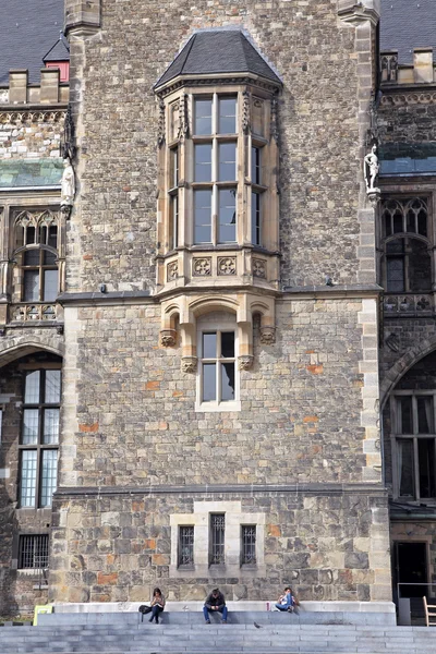 Fachada del ayuntamiento de Aquisgrán, Alemania —  Fotos de Stock