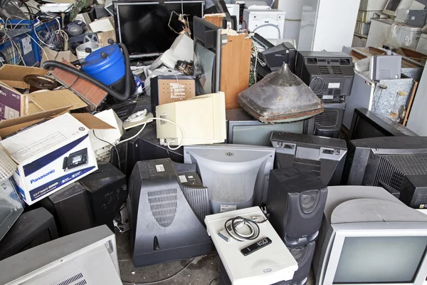 Электронные отходы — стоковое фото