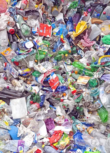 Műanyag hulladék — Stock Fotó