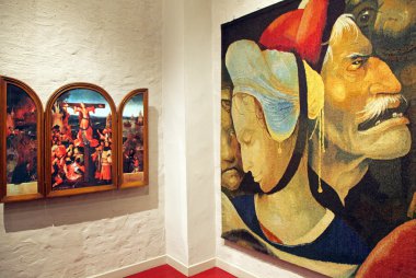 Inside Bosch art centre at 's-Hertogenbosch, Netherlands clipart
