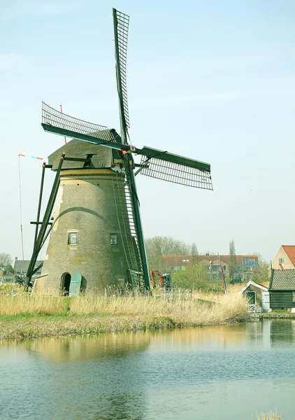 Windmills at Kinderdijk, Netherlands — Stock Photo, Image