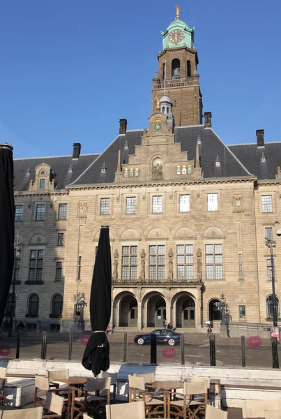 Rådhuset i rotterdam, Nederländerna — Stockfoto
