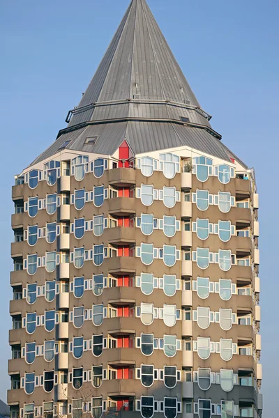 Pencil tower in Rotterdam, Netherlands — Stock Photo, Image