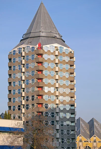 Pencil tower in Rotterdam, Netherlands — Stock Photo, Image