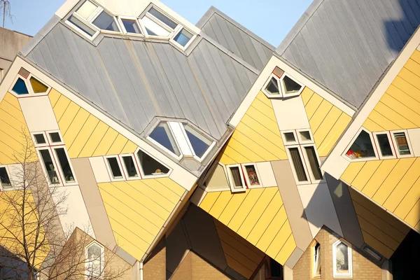 The cube houses in Rotterdam, Netherlands — Stock Photo, Image