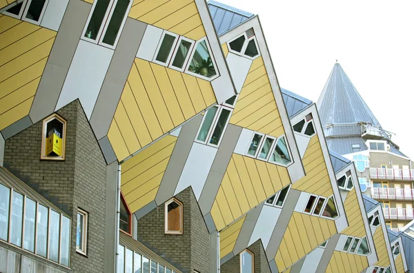 The cube houses in Rotterdam, Netherlands — Stock Photo, Image