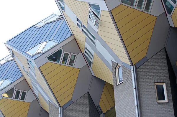 The cube houses in Rotterdam, Netherlands — Stock Photo, Image