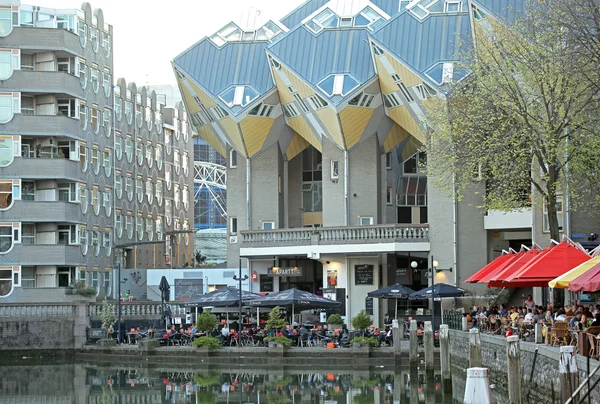 Moduł domy w rotterdam, Holandia — Zdjęcie stockowe