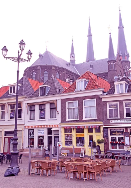 Kasaba delft, Hollanda — Stok fotoğraf