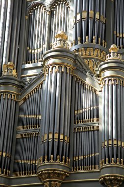 Protestan Kilisesi - oude kerk şehir Delft, Hollanda