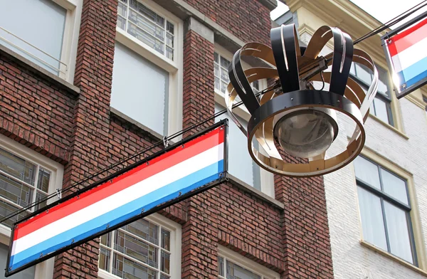 Decoraties in de straten van de stad Den Haag, Nederland — Stockfoto