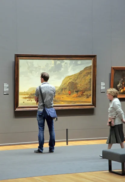 Wnętrze rijksmuseum w Amsterdamie, Holandia — Zdjęcie stockowe