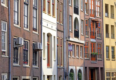tipik mimari Amsterdam, Hollanda