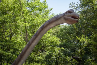 Realistic model of dinosaur - Brachiosaurus clipart