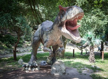 dinozor allosaurus gerçekçi bir model