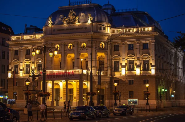 Edifício do teatro nacional eslovaco, Bratislava - Eslováquia — Fotografia de Stock