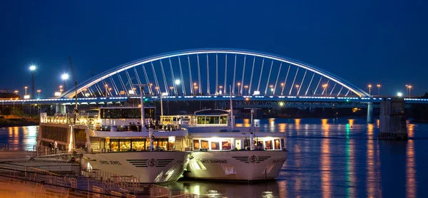 Hafen in Bratislava, Slowakei — Stockfoto