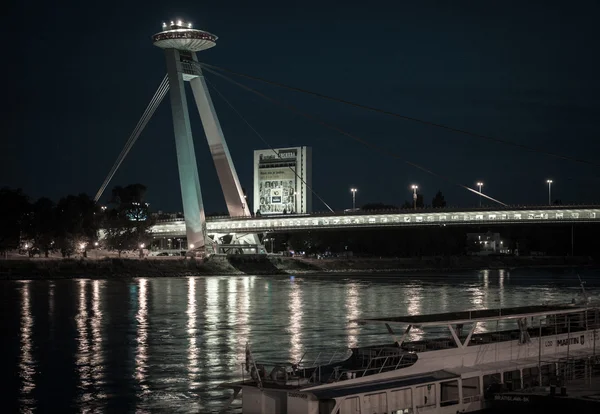 Brückeneinsturz in Bratislava, Slowakei — Stockfoto