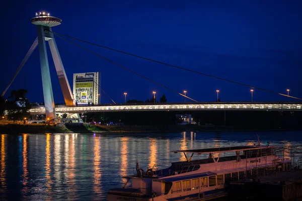 Brückeneinsturz in Bratislava, Slowakei — Stockfoto