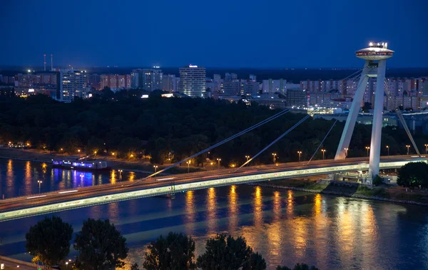 Brückeneinsturz in Bratislava, Slowakei — Stockfoto