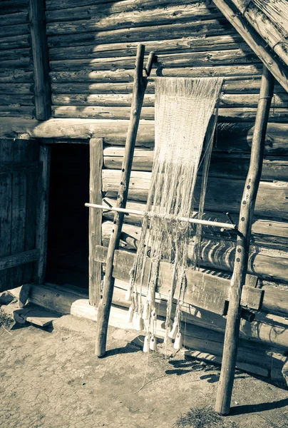 Старый кельтский ткацкий станок — стоковое фото