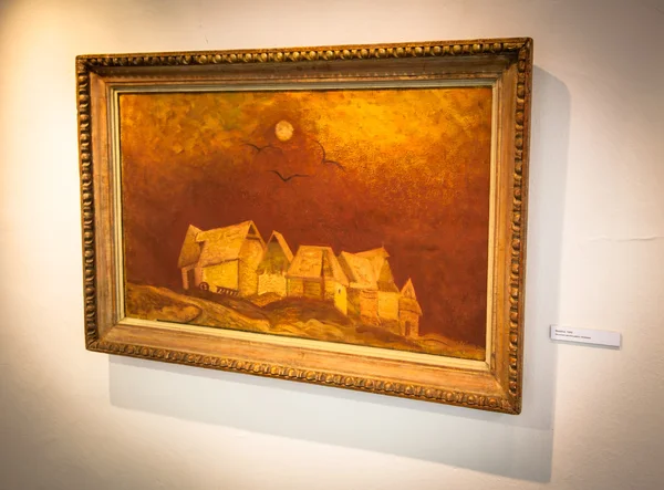 Bazovsky's painting at gallery of Ludovit Fulla, Slovakia — Stock Photo, Image