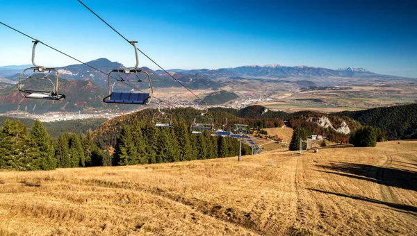 Berglandschaft Blick Vom Hügel Malinne Der Großen Fatra Slowakei — Stockfoto
