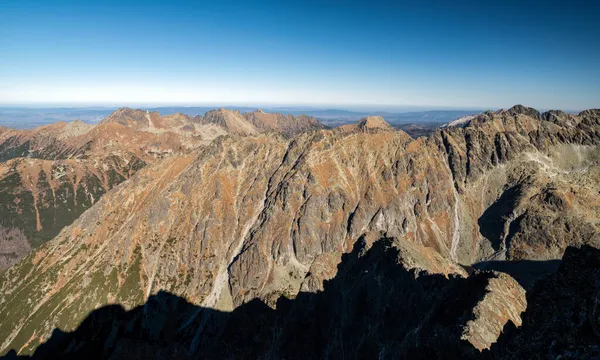 Peaks High Tatras Mountains Slovakia View Peak Krivan — Stock Photo, Image