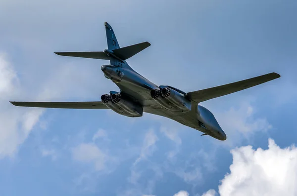 Sliac Eslovaquia Agosto 2017 Bombardero Bone Lancer Volando Festival Internacional — Foto de Stock