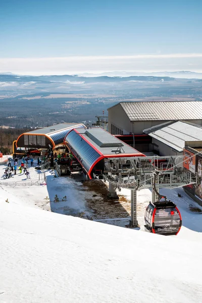 Tatranska Lomnica Slovakia Mart 2022 Slovakya Nın Yüksek Tatras Dağlarındaki — Stok fotoğraf