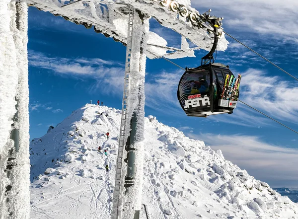 Demanovska Dolina Slowakei Dezember 2017 Gondelbahn Skigebiet Jasna Der Niederen — Stockfoto
