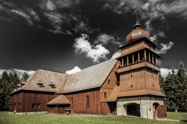 Articular Wooden Church Village Svaty Kriz Slovakia — Stock Photo, Image