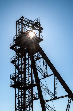 Teknik anıt - Slovakya 'nın Banska Stiavnica kentindeki şalf kulesi