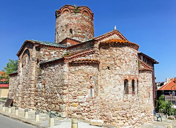 Historische Architectuur Oude Binnenstad Nessebar Bulgarije — Stockfoto