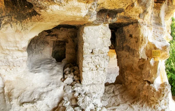 Varna Bulgária Julho 2013 Complexo Cavernas Ortodoxas Chamado Mosteiro Aladzha — Fotografia de Stock