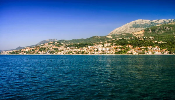 Mar Adriático Baía Kotor Montenegro — Fotografia de Stock