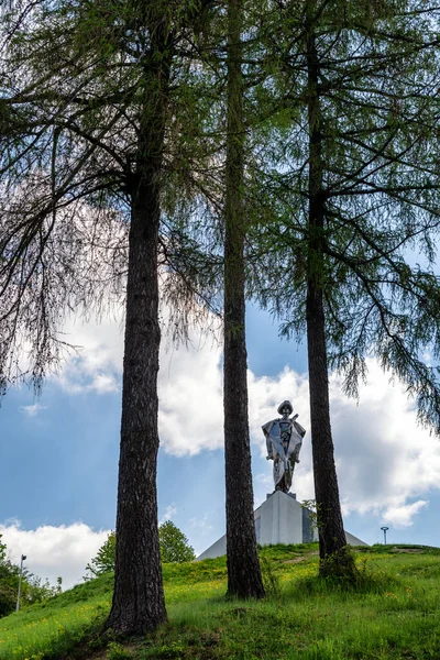 Terchova Eslovaquia Mayo 2022 Estatua Del Héroe Popular Eslovaco Juraj — Foto de Stock