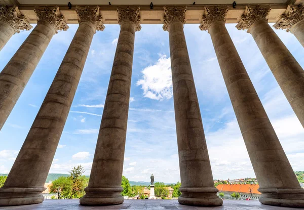 Esztergom Hungary May 2022 Front View Esztergom Basilica Large Pillars —  Fotos de Stock