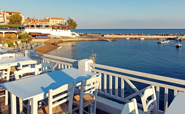 Seaside Tavern Village Panormos Crete Island Greece — Stock Photo, Image