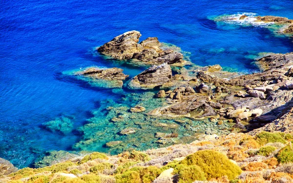 Crystal Clear Blue Water Sea Mediterranean Country — Stockfoto