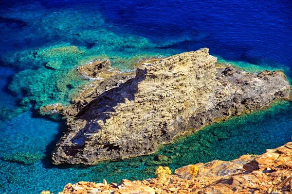 Crystal Clear Blue Water Sea Mediterranean Country — Stock fotografie